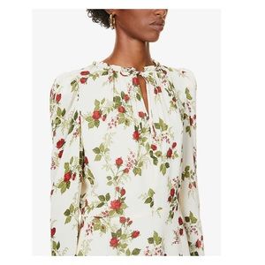 Reformation Rose Print Dress
